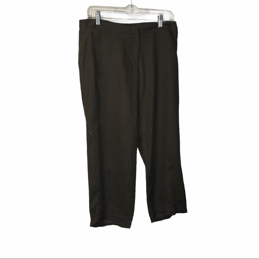3/$21 Willi Smith Linen Ankle Pants